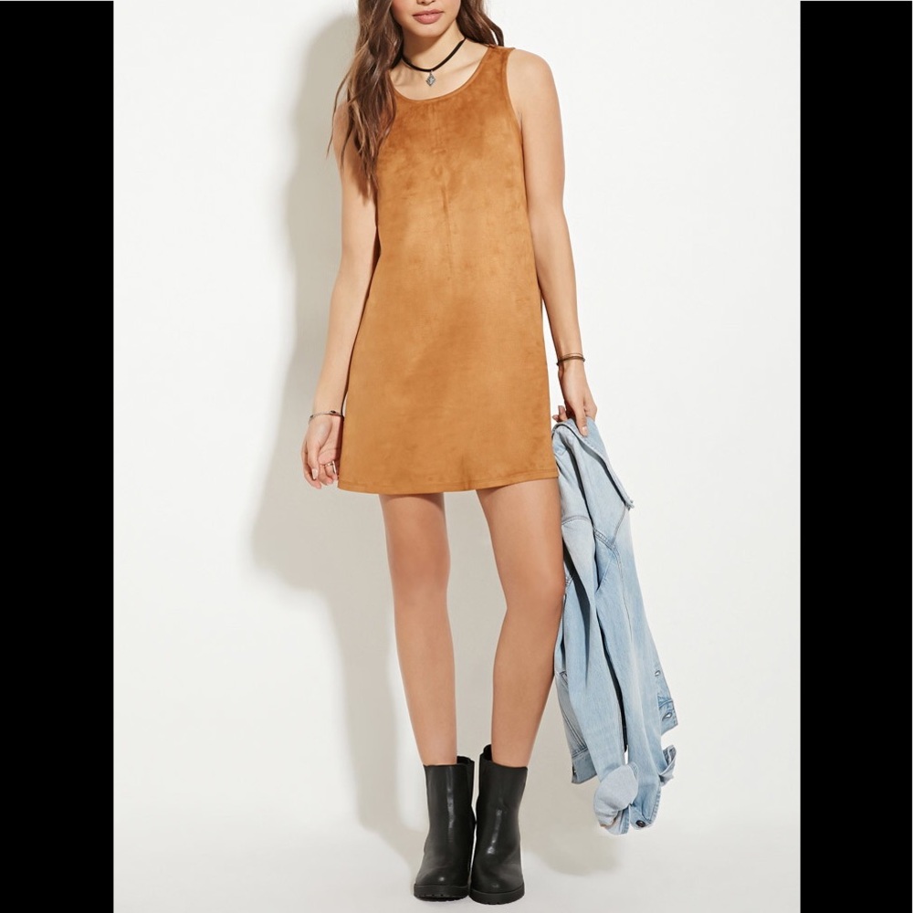 🍂BRAND NEW!!! Faux Suede Shift Dress